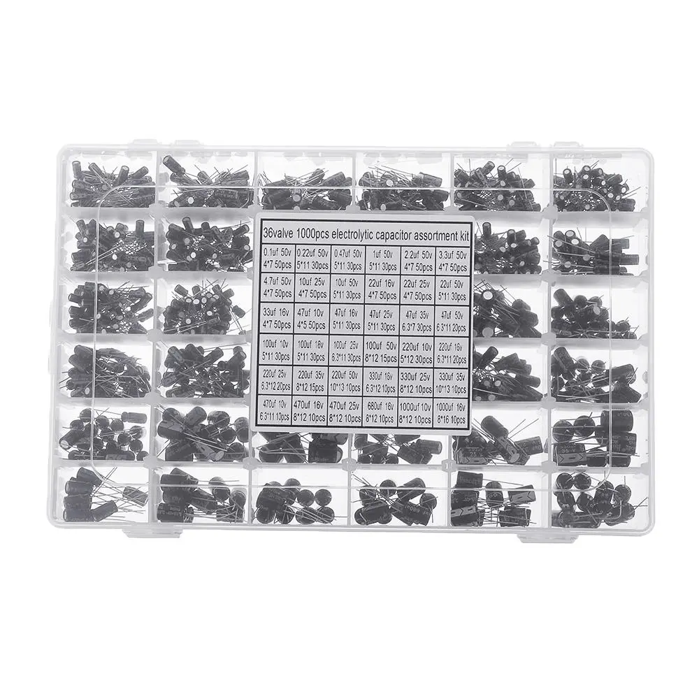 Kit de condensateur 1000pcs polarisé