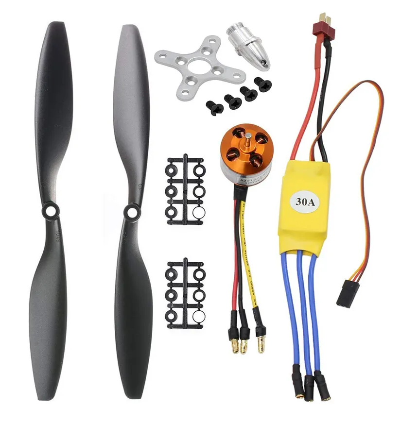 Kit moteur Brushless + ESC 30A + hélices (combo RC)